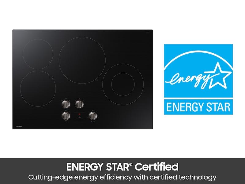 Samsung NZ30FG5332RK 30" Electric Energy Star® Certified Cooktop With 4 Elements In Black
