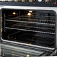 Forno FFSGS627736BLK Marco 36-Inch Gas Range Black & Antique Brass Design, 6 Burners 67,000 Btu, 5.36 Cu.Ft. Convection Oven