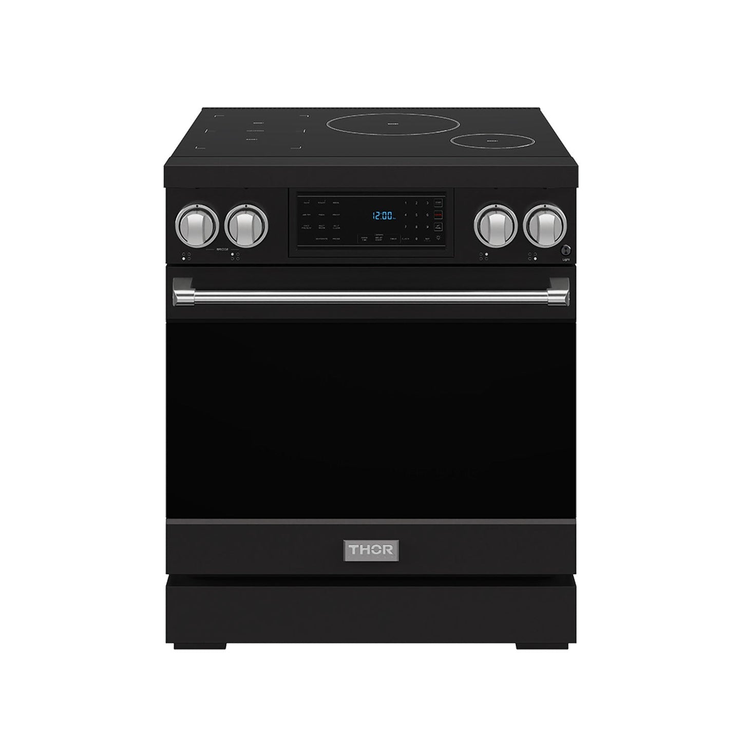 Thor Kitchen RSI30BSS 30 Inch Professional Induction Range With Tilt Panel Touch Control In Black And Stainless Steel Gordon Ramsay Series