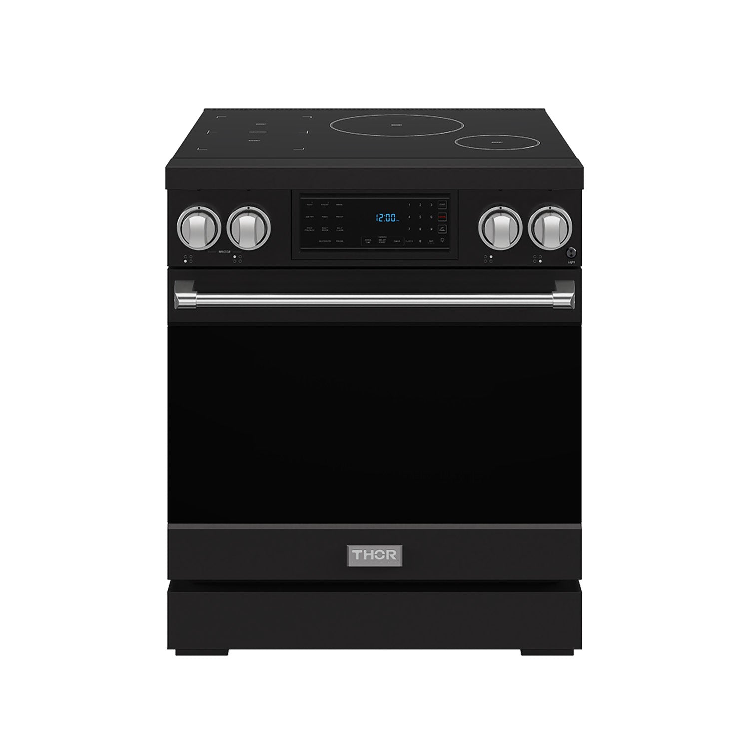 Thor Kitchen RSI30BSS 30 Inch Professional Induction Range With Tilt Panel Touch Control In Black And Stainless Steel Gordon Ramsay Series