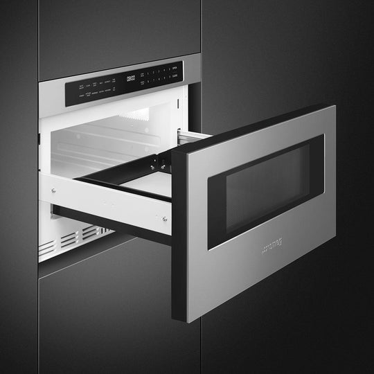 Smeg MWD24XU Microwave Oven Stainless Steel And Glass Mwd24Xu