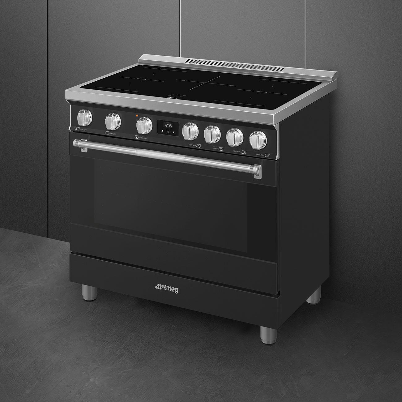 Smeg SPR36UIMAN Range Matt Black Spr36Uiman