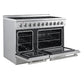Forno FFSEL601148 Forno Paolo 48 Inch Freestanding Electric Range, Stainless Steel, 6.7 Cu.Ft, True Convection Oven, Energy Efficient