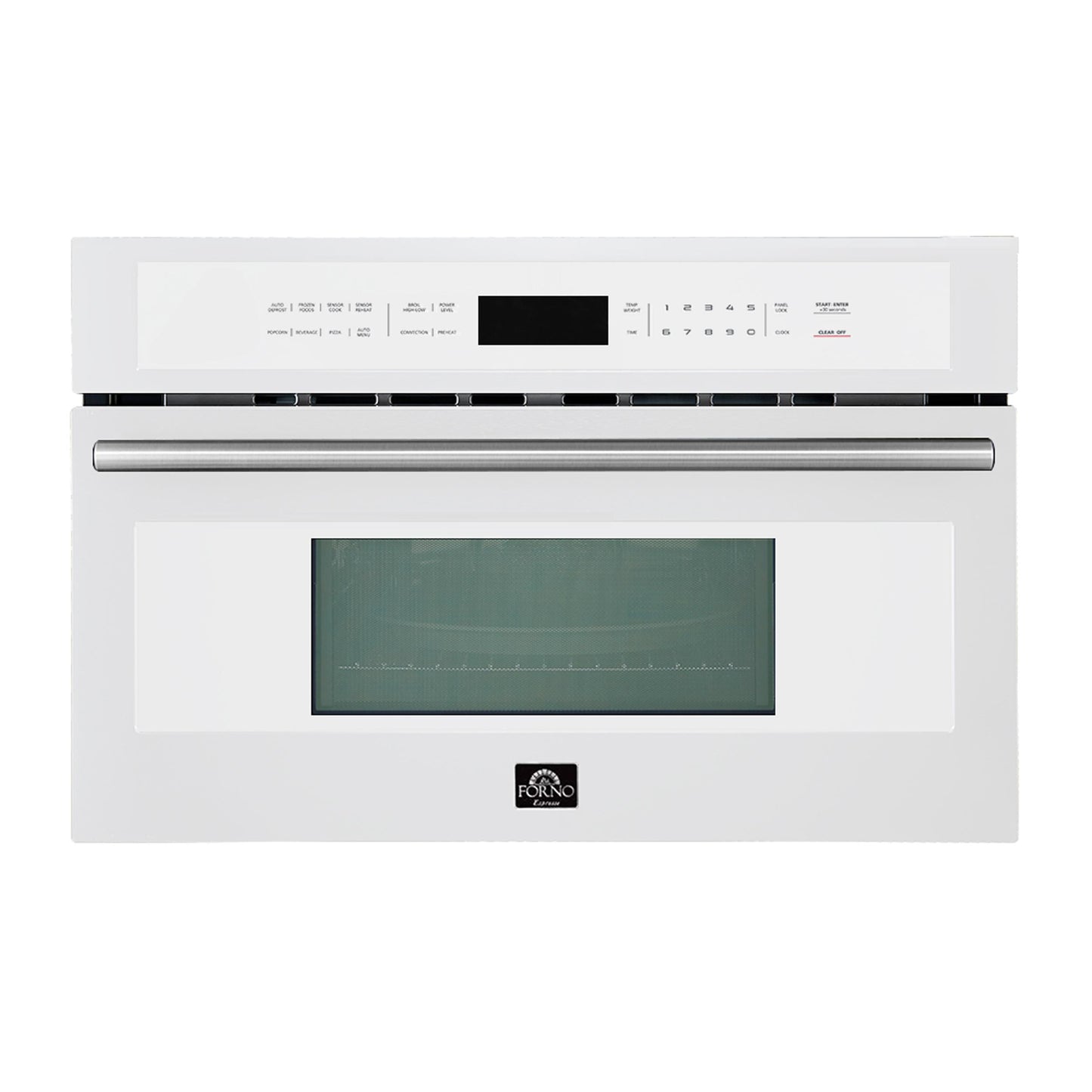 Forno FMWDR309330WHT Oliena Espresso White 30 Inch 1750 Watt Compact Oven & 1000 Watt Microwave, 1.6 Cu. Ft.