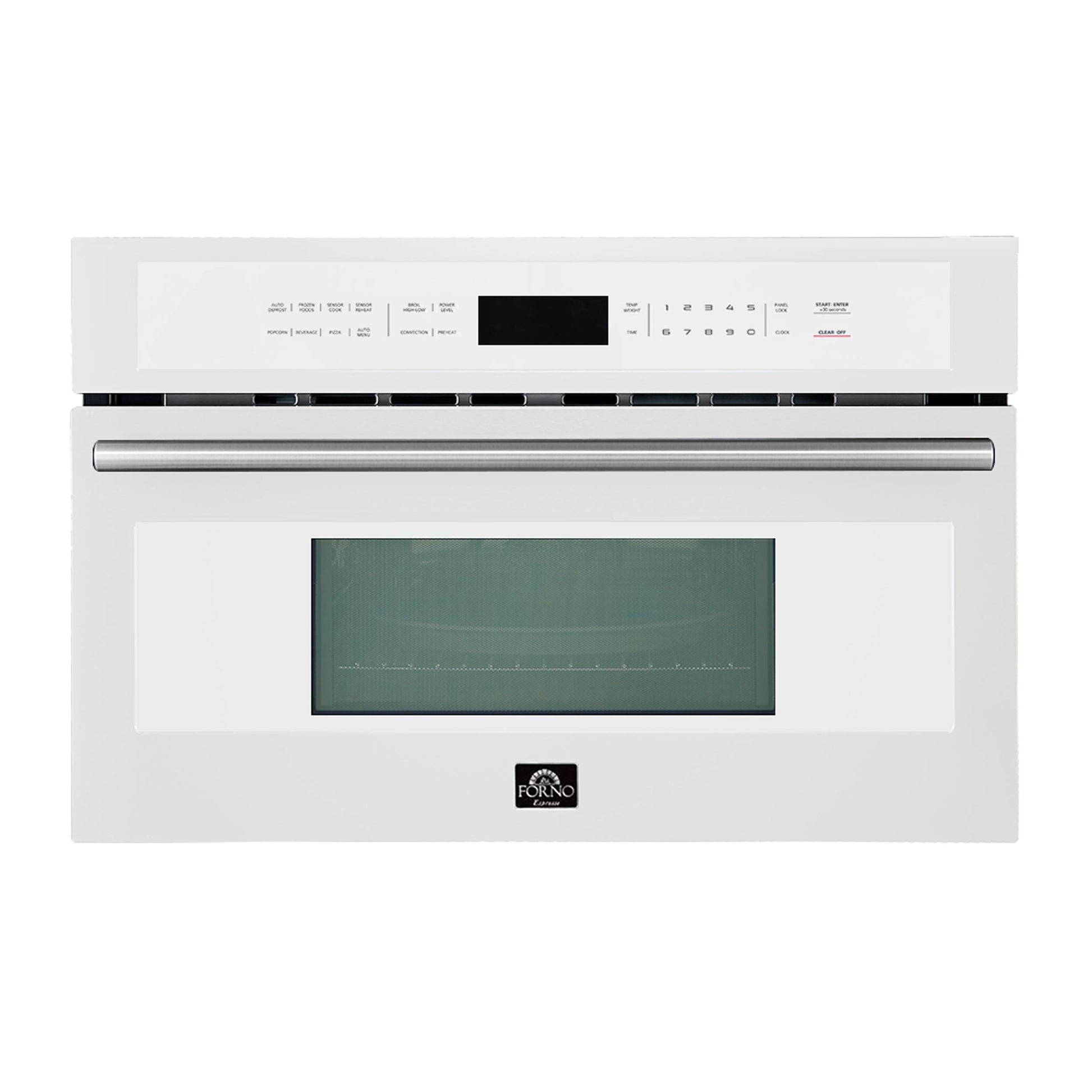 Forno FMWDR309330WHT Oliena Espresso White 30 Inch 1750 Watt Compact Oven & 1000 Watt Microwave, 1.6 Cu. Ft.
