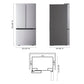 Lg LRFLS3216S 32 Cu. Ft. Smart Standard-Depth Max™ French Door Refrigerator