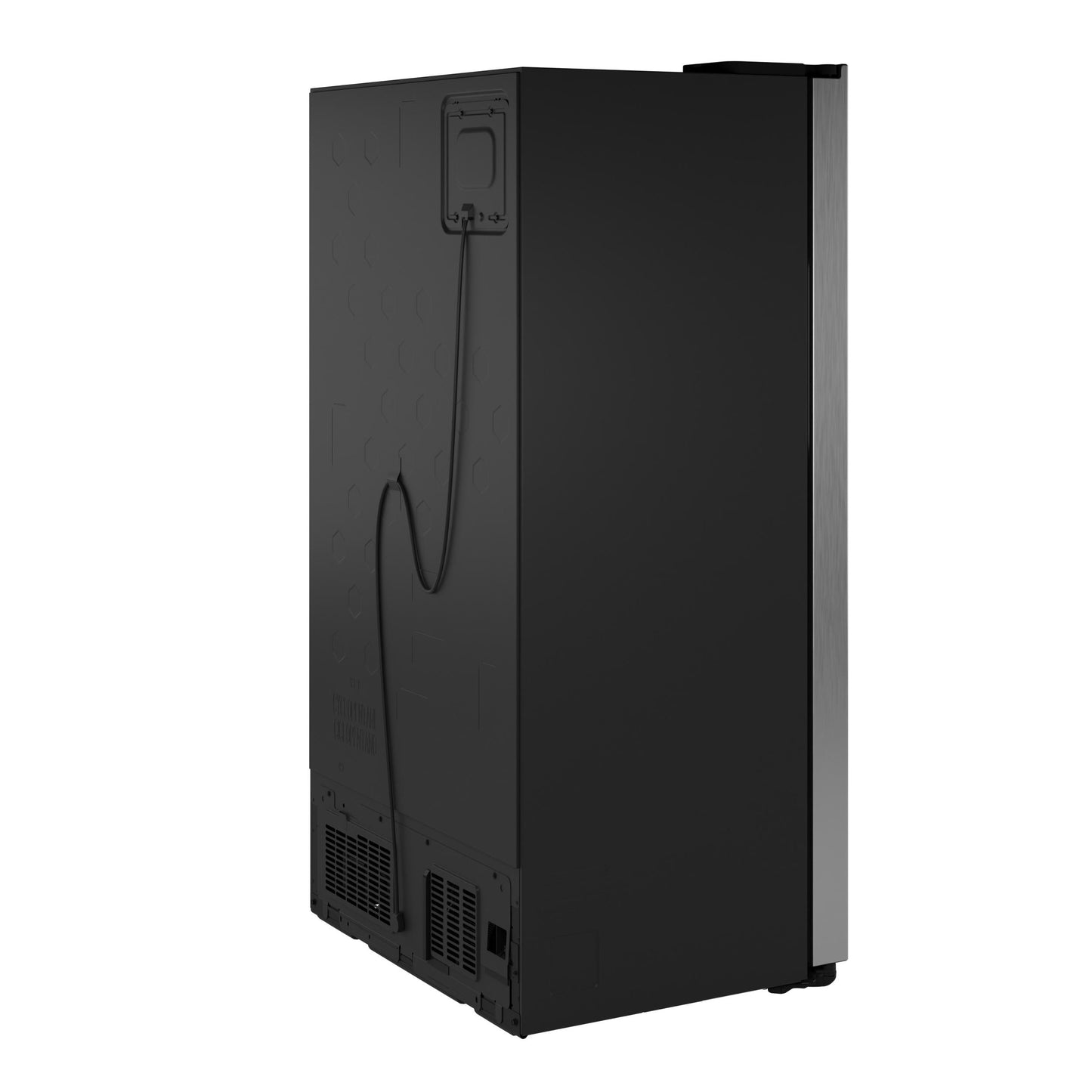 Ge Appliances GZS24PYYFS Ge® 23.5 Cu. Ft. Counter-Depth Side-By-Side Refrigerator With Led Light Walls And Extra Tall Dispenser
