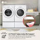 Lg DLG3421W 7.4 Cu. Ft. Ultra Large Capacity Smart Front Load Gas Dryer