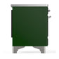Ilve UMIB36QNR3EGC Ilve Umib36Qnr3Egc Majestic Iii 36 Inch Induction Range With 6 Elements, 3.5 Cu. Ft. Total Oven Capacity (Solid Door, Emerald Green, Chrome)