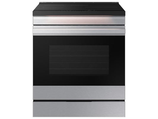 Samsung NSI6DG9500SR Bespoke 6.3 Cu. Ft. Smart Slide-In Induction Range With Ambient Edge Lighting&#8482; & Air Sous Vide In Stainless Steel