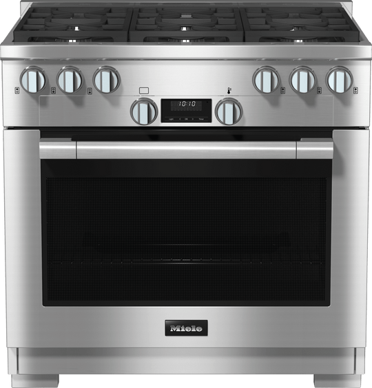 Miele HR11343GAG Hr 1134-3 G Ag - 36" Range All Gas With Directselect, Twin Convection Fans And M Pro Dual Stacked Burners