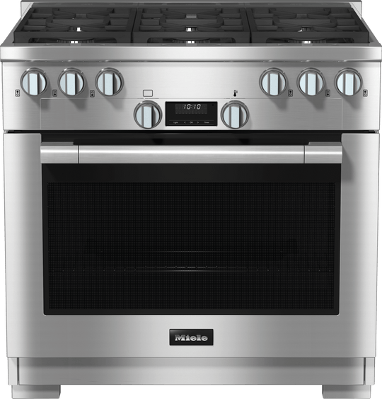 Miele HR11343LPAG Hr 1134-3 Lp Ag Clean Touch Steel - 36" Range All-Gas Model With Directselect Controls