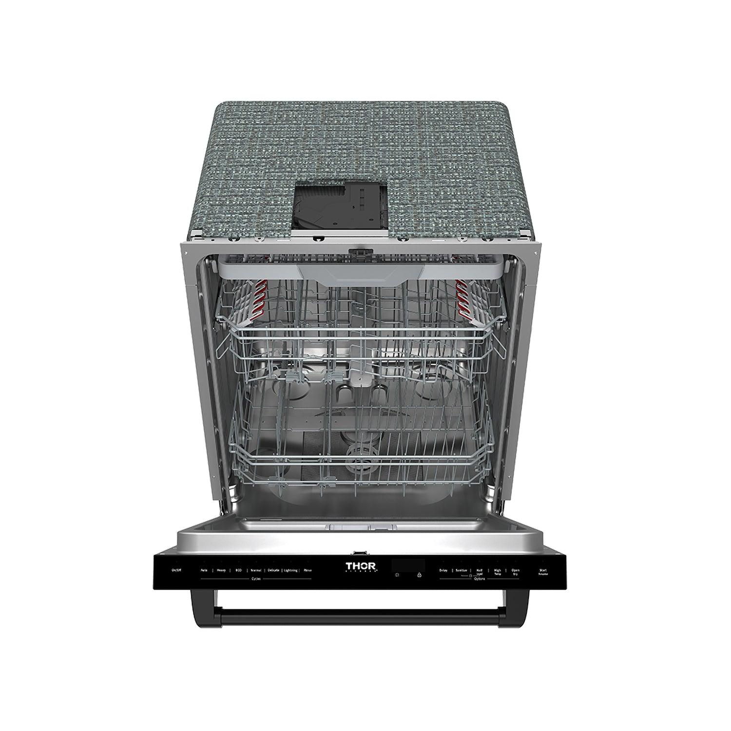 Thor Kitchen TDW24C7B 24 Inch Top Control Built-In Dishwasher In Black