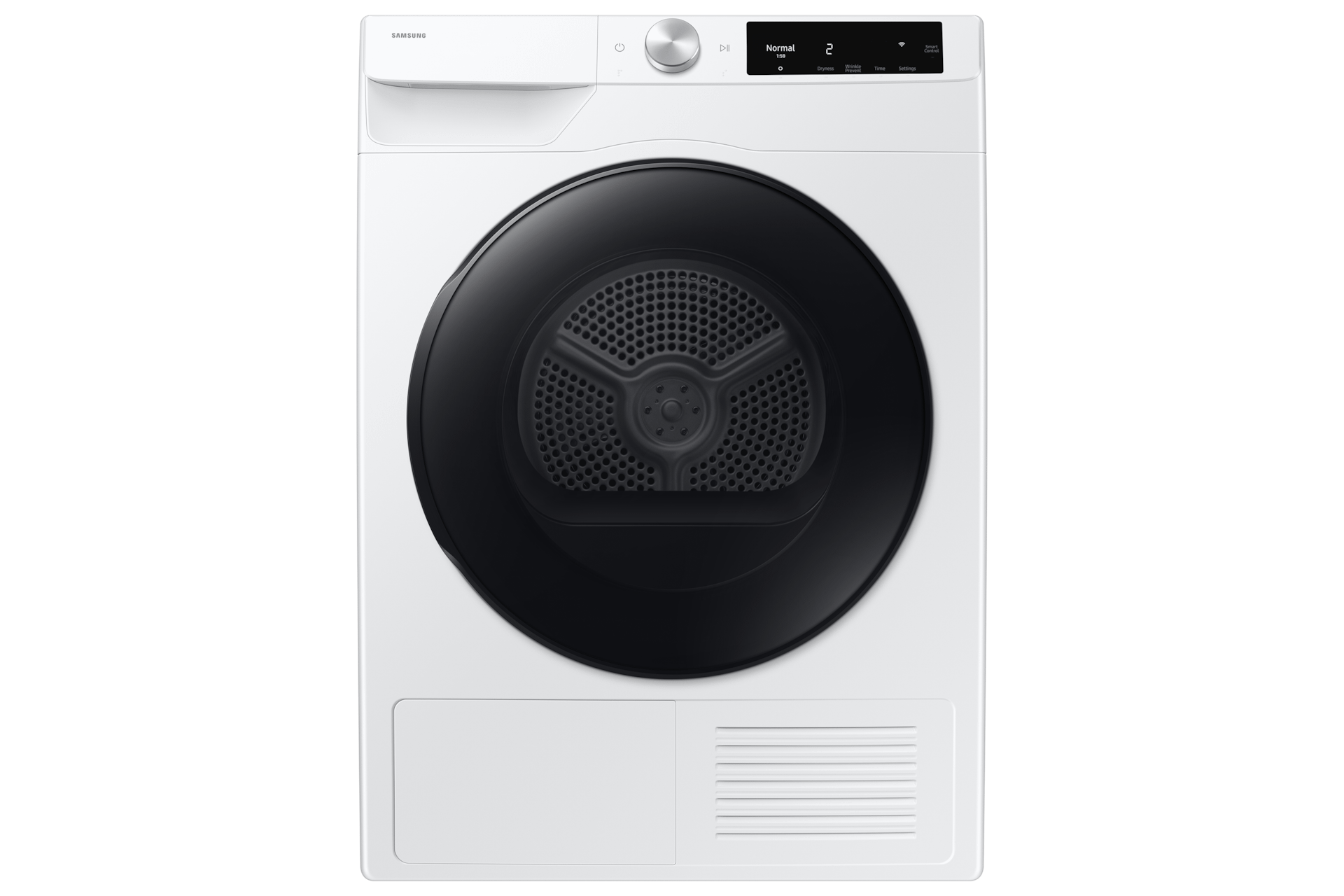 Samsung DV25FG62B0BE Compact Ventless Heat Pump Dryer Wi-Fi Connectivity Energy Efficient 4.0 Cu.Ft.