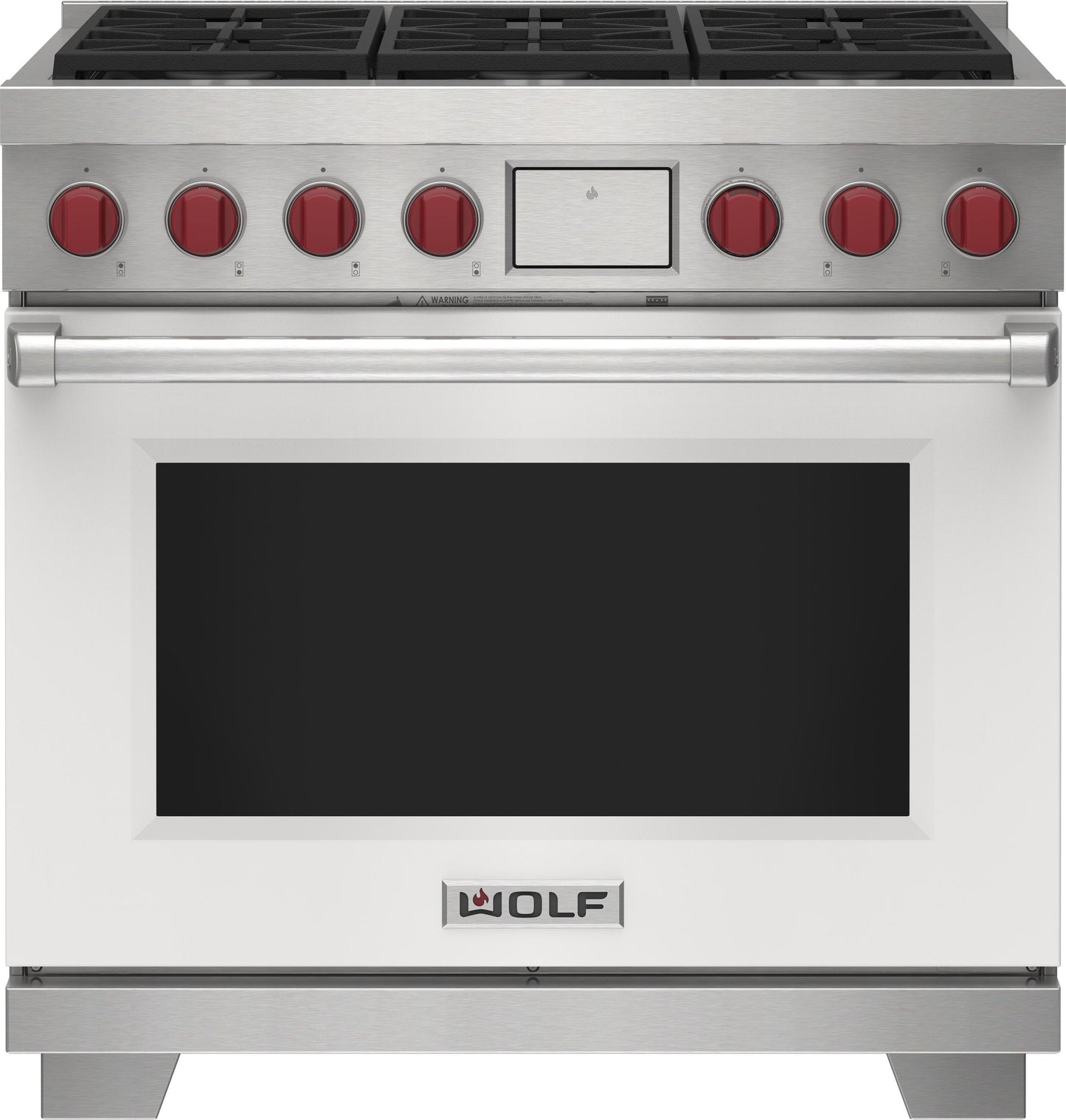 Wolf DF36650WHP 36" Dual Fuel Range - 6 Burners