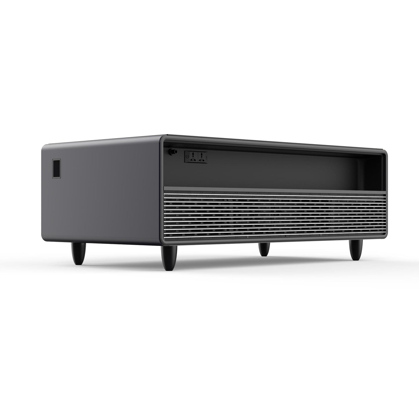 Forno FCTFR700651BLK Forno Evoluto Tavolo 51-Inch Black Smart Coffee Table - Dual Refrigerator Drawers, Bluetooth 5.0 Audio, Wireless Charging & Rgb Ambient Light