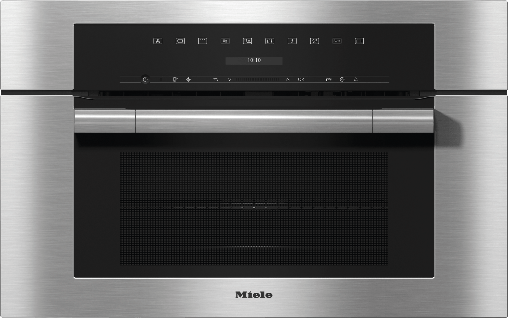 Miele H7170BMCTS H 7170 Bm Clean Touch Steel - 30" Compact Speed Oven In A Perfectly Combinable Design With Automatic Programs And Combi Modes.