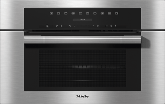 Miele H7170BMCTS H 7170 Bm Clean Touch Steel - 30" Compact Speed Oven In A Perfectly Combinable Design With Automatic Programs And Combi Modes.
