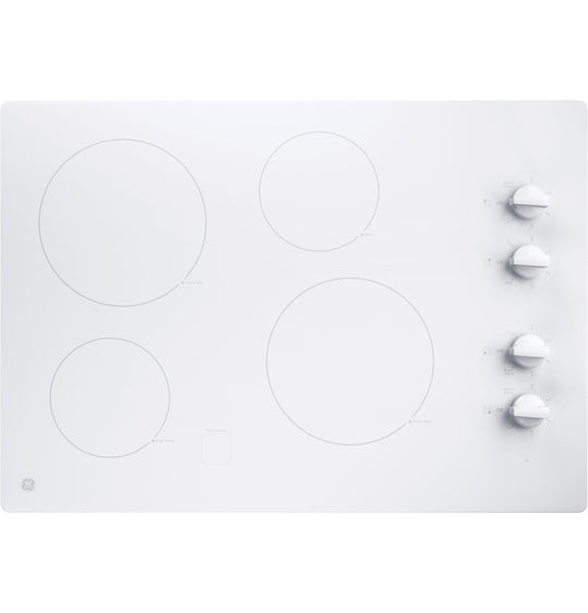 Ge Appliances JP3030TWWW Ge® 30" Built-In Knob Control Electric Cooktop