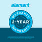 Element Appliance ERT16CGDS Element 16.0 Cu. Ft. Top Freezer Refrigerator - Stainless Steel, Energy Star