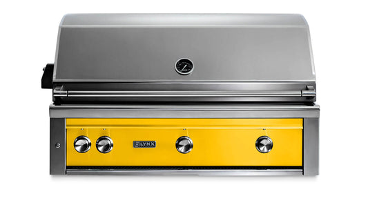 Lynx L42TRCALP 42" Built-In Grill - 1 Trident™ W/ Rotisserie - California Poppy