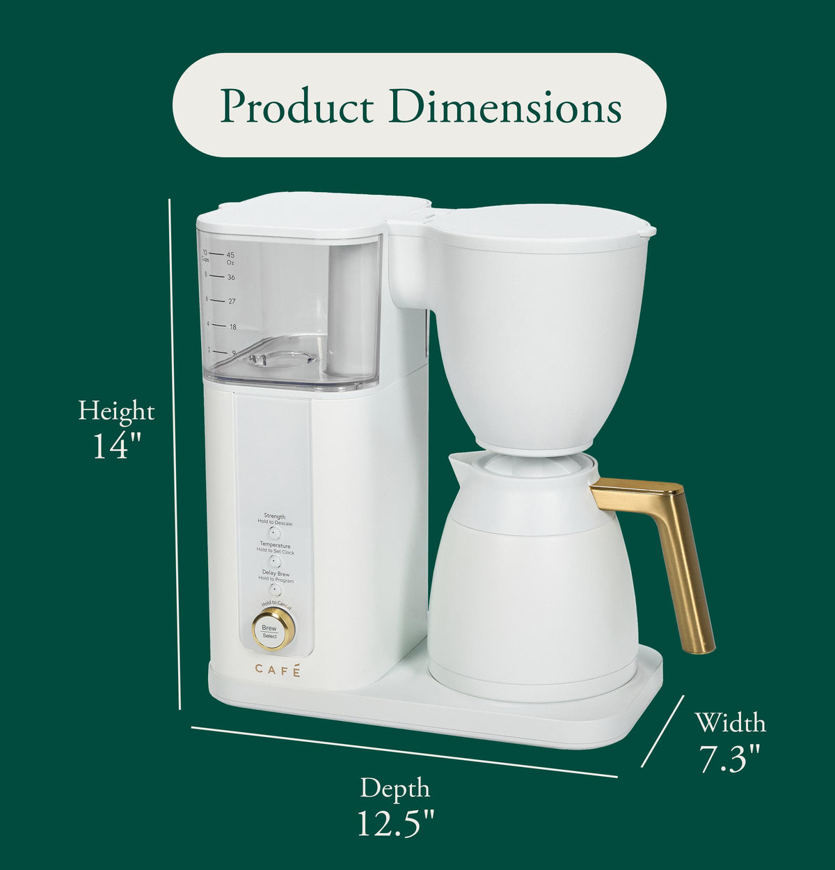 Cafe C7DTB11ZW7 Café™ Specialty Drip Coffee Maker