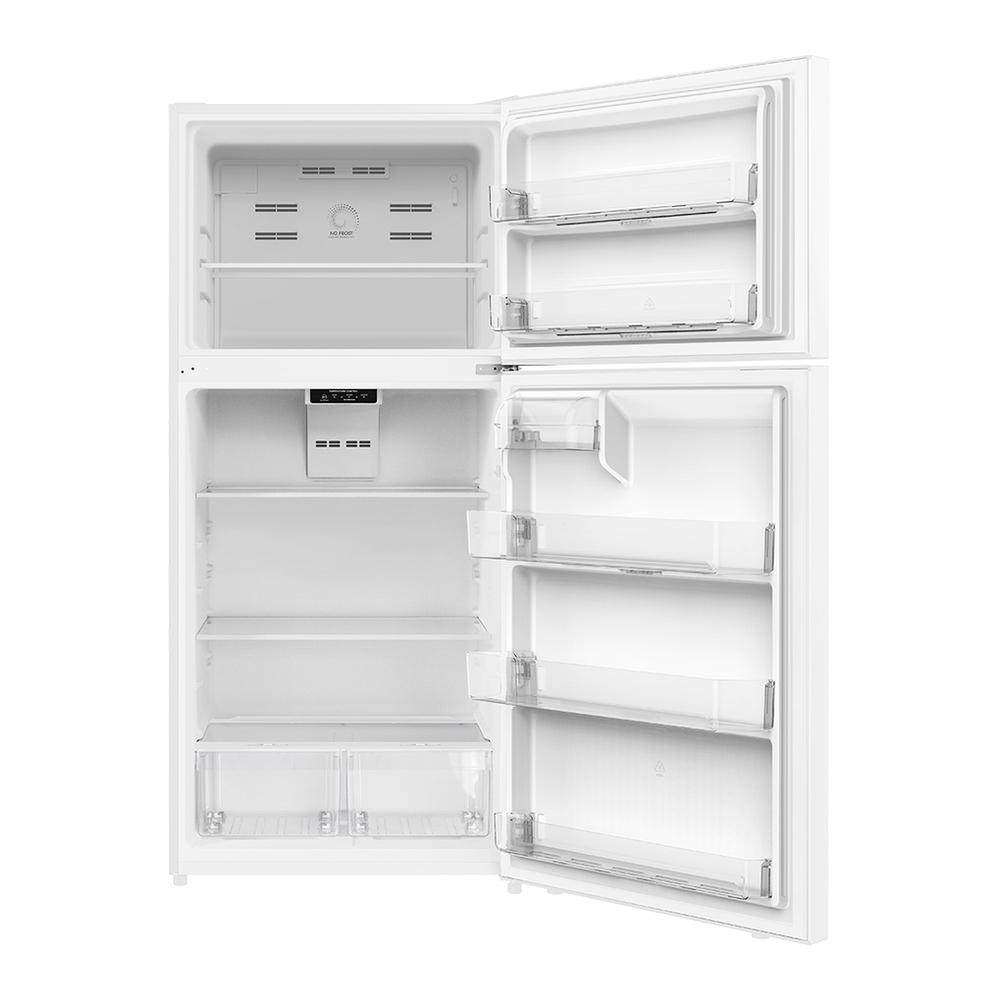 Verona VEFTF3018RWH Verona Veftf3018Rwh 30 Inch Top Freezer Refrigerator With 18.1 Cu. Ft. Total Capacity, Led Lighting, Reversible Doors, Gallon Door Storage, Recessed Handle, Energy Star (White)