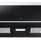 Samsung ME21DB650012 Bespoke 2.1 Cu. Ft. Over-The-Range Microwave With Edge To Edge Glass Display In White Glass