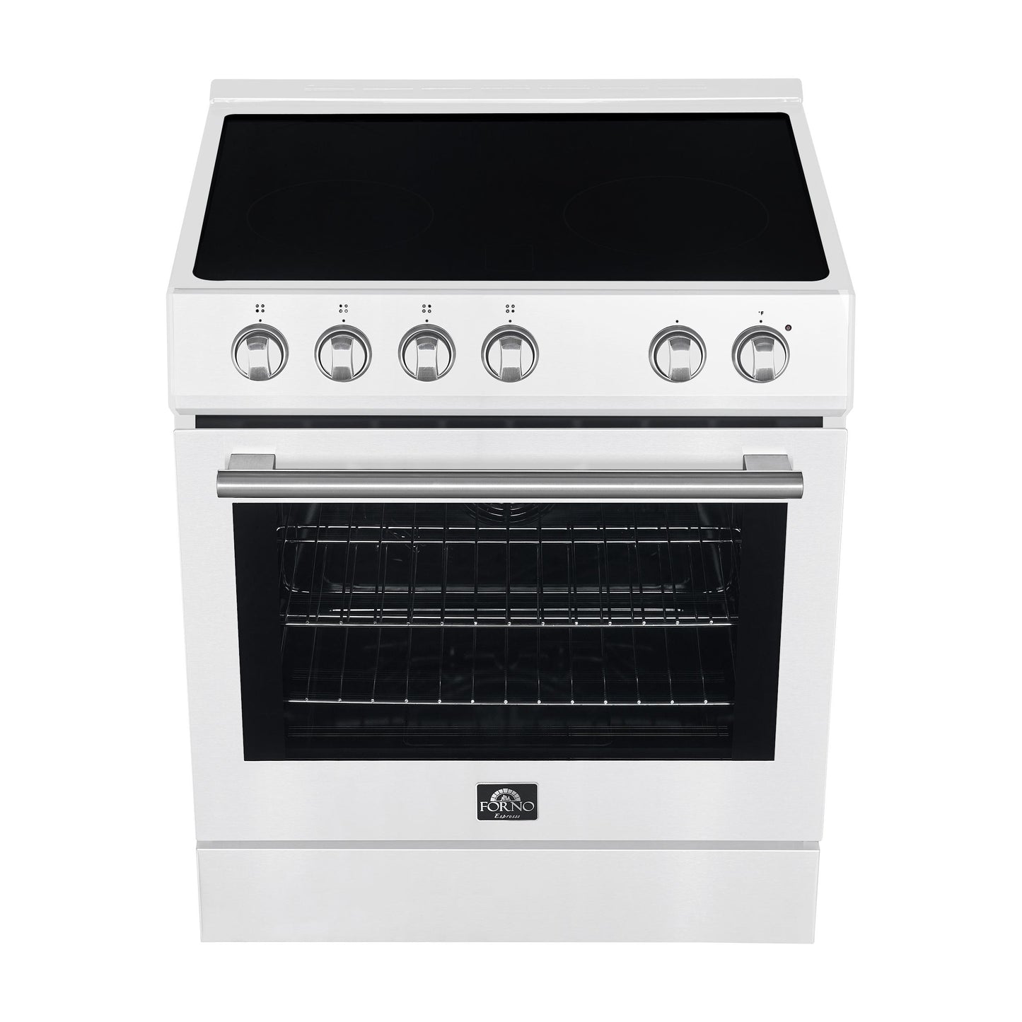 Forno FFSEL602230WHT Forno Leonardo Espresso 30-Inch White Electric Range, True Convection, Energy Efficient