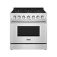 Thor Kitchen SRG3601LP 36 Inch S Series Professional Freestanding Liquid Propane Range