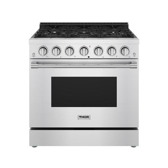 Thor Kitchen SRG3601 36 Inch S Series Professional Freestanding Gas Range