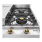 Ilve UHCP1265FNSSG Ilve Uhcp1265Fnssg Nostalgie Ii 48 Inch Built-In Gas Cooktop With 8 Burners, Griddle, In Stainless Steel (Natural Gas)