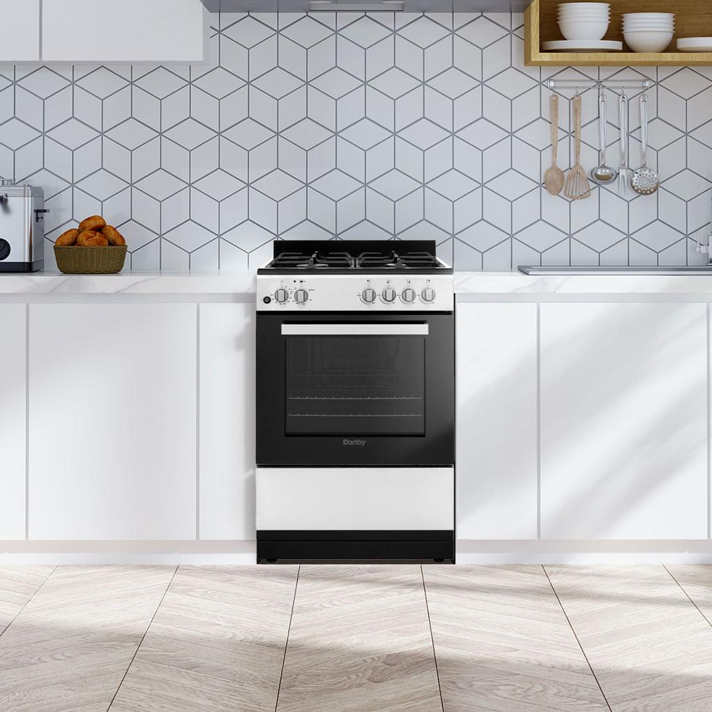 Danby DR24V1BSSGLP Danby 24 Wide Gas Range In Stainless Steel