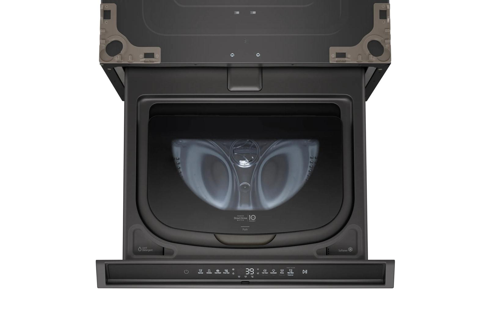 Lg WD405CB Lg Signature 1.0 Cu. Ft. 29 Inch Sidekick™ Pedestal Washer, Lg Twinwash™ Compatible