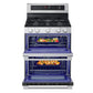 Lg LDGL6924Y 6.9 Cu. Ft. Smart Gas Double Oven Freestanding Range With Probake Convection®, Air Fry & Air Sous Vide