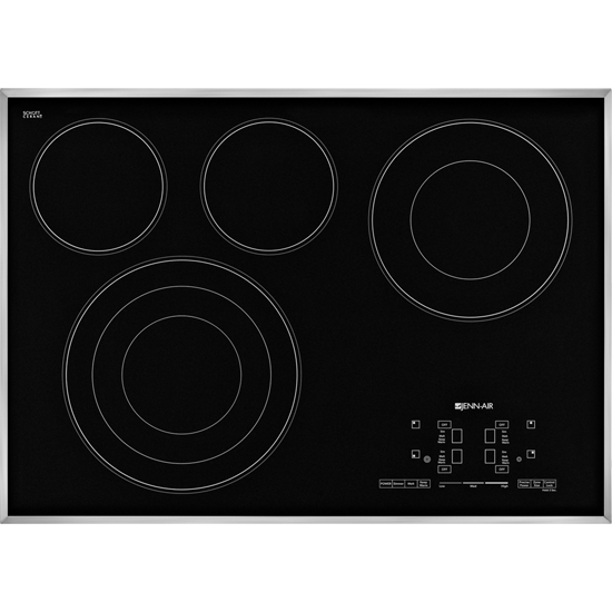 Jennair JEC4430BS 30-Inch Electric Radiant Cooktop With Glass-Touch Electronic Controls