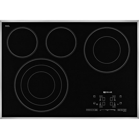 Jennair JEC4430BS 30-Inch Electric Radiant Cooktop With Glass-Touch Electronic Controls