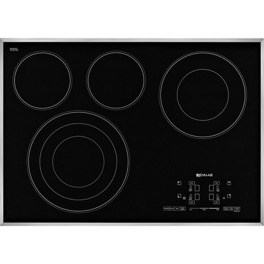 Jennair JEC4430BS 30-Inch Electric Radiant Cooktop With Glass-Touch Electronic Controls