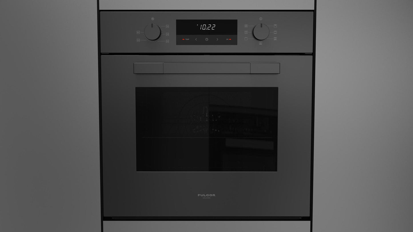 Fulgor Milano F1MSM24MB1 24" Multifunction Easy-Clean Oven