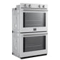 Forno FBOEL132430WHT Forno Vomero 30-Inch Double Wall Oven, White, 10 Cu.Ft Total Capacity, 7100W Convection, Mechanical Controls, Manuel Steam Clean