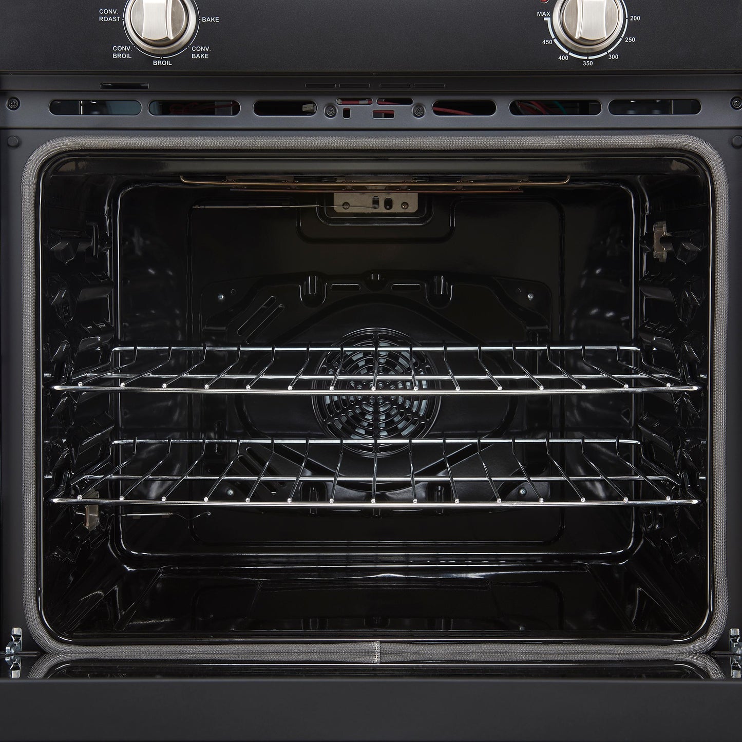 Forno FBOEL137030BLK Forno Vomero 30-Inch Wall Oven, Black, 5 Cu.Ft Capacity, 3550 Watts Convection, Mechanical Controls, Manuel Steam Clean