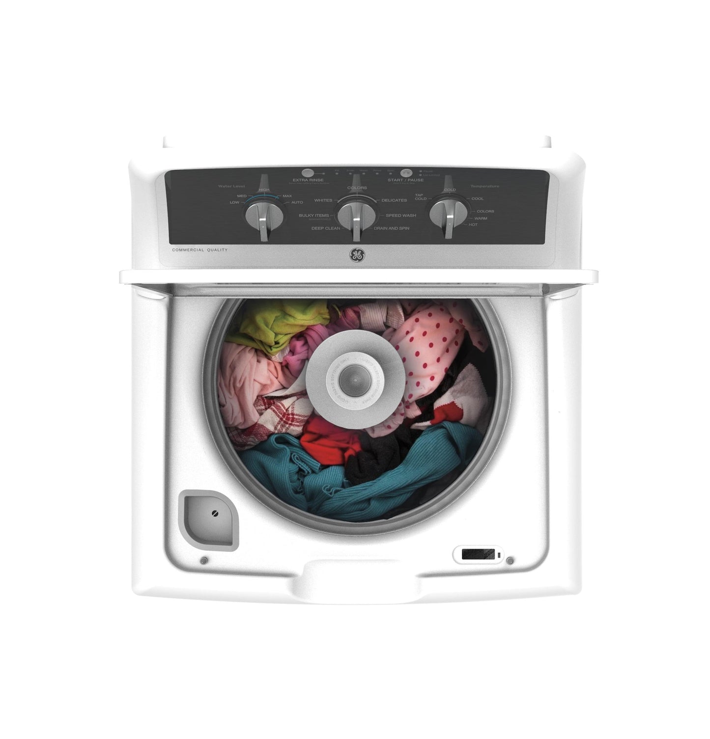 Ge Appliances GTW525ACWWB Ge® 4.3 Cu. Ft. Capacity Washer With Stainless Steel Basket,5-Yr Limited Warranty&#X200B;