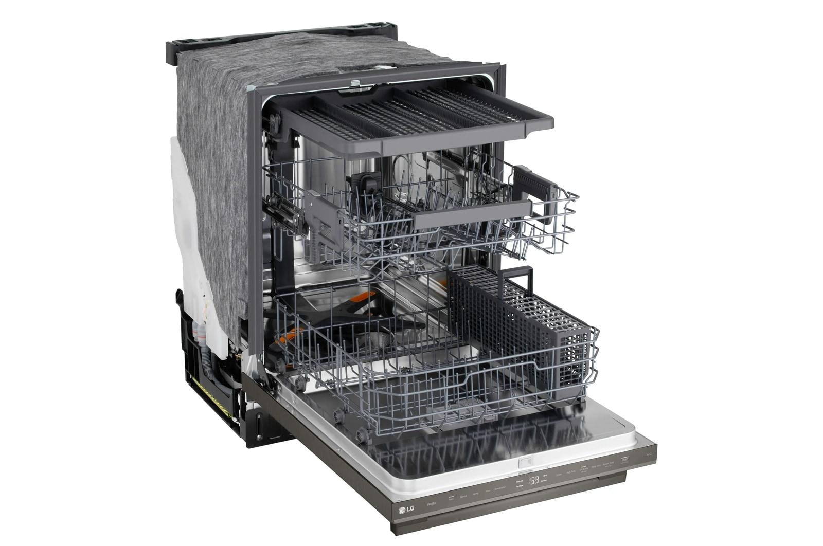 Lg LDNTM545D Smart Flushfit™ Top Control Dishwasher With 1-Hour Wash & Dry, Quadwash® Pro, And Dynamic Heat Dry™ W/Autovent Dry™