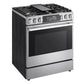 Lg LSGU6339X Lg Signature 6.3 Cu. Ft. Smart Gas Slide-In Range With Dynamic Probake Convection®, Air Fry, Air Sous Vide, Pizza Mode And Ai Gourmet Camera