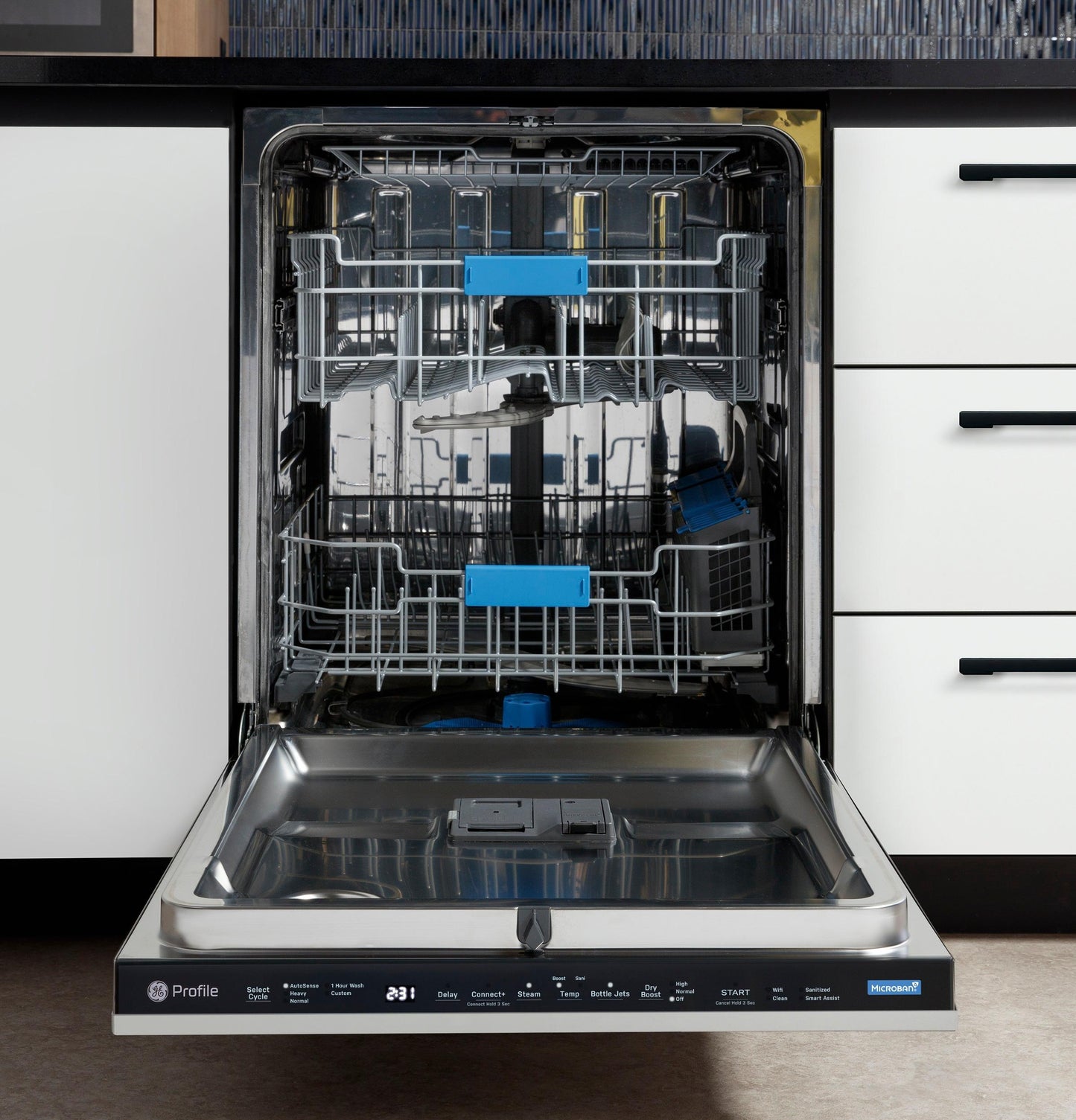 Ge Appliances PDT715SIYII Ge Profile™ Energy Star® Panel-Ready Top Control Stainless Interior Dishwasher With Microban™ Antimicrobial Technology