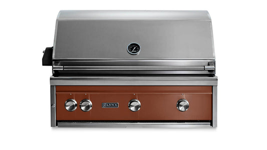 Lynx L36ATRSILP 36" Built-In Grill - All Trident™ W/ Rotisserie - Sierra