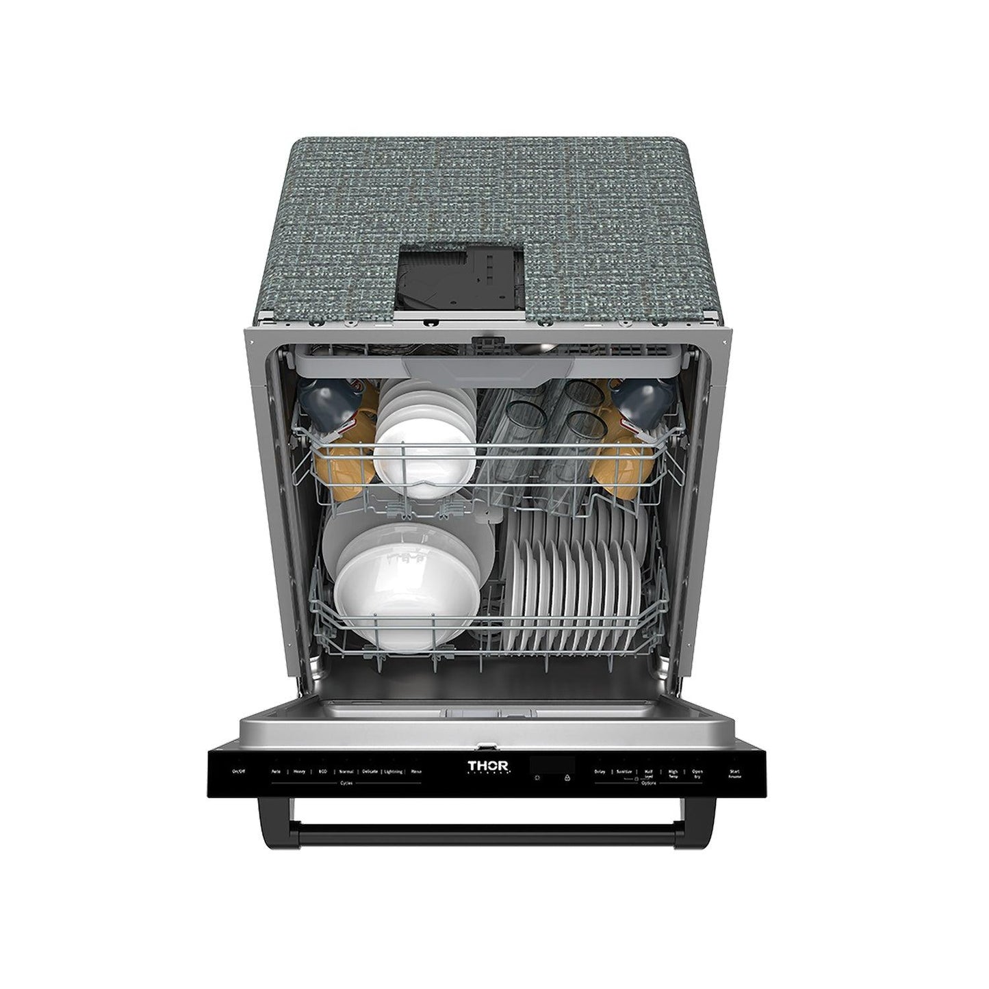 Thor Kitchen TDW24C7B 24 Inch Top Control Built-In Dishwasher In Black