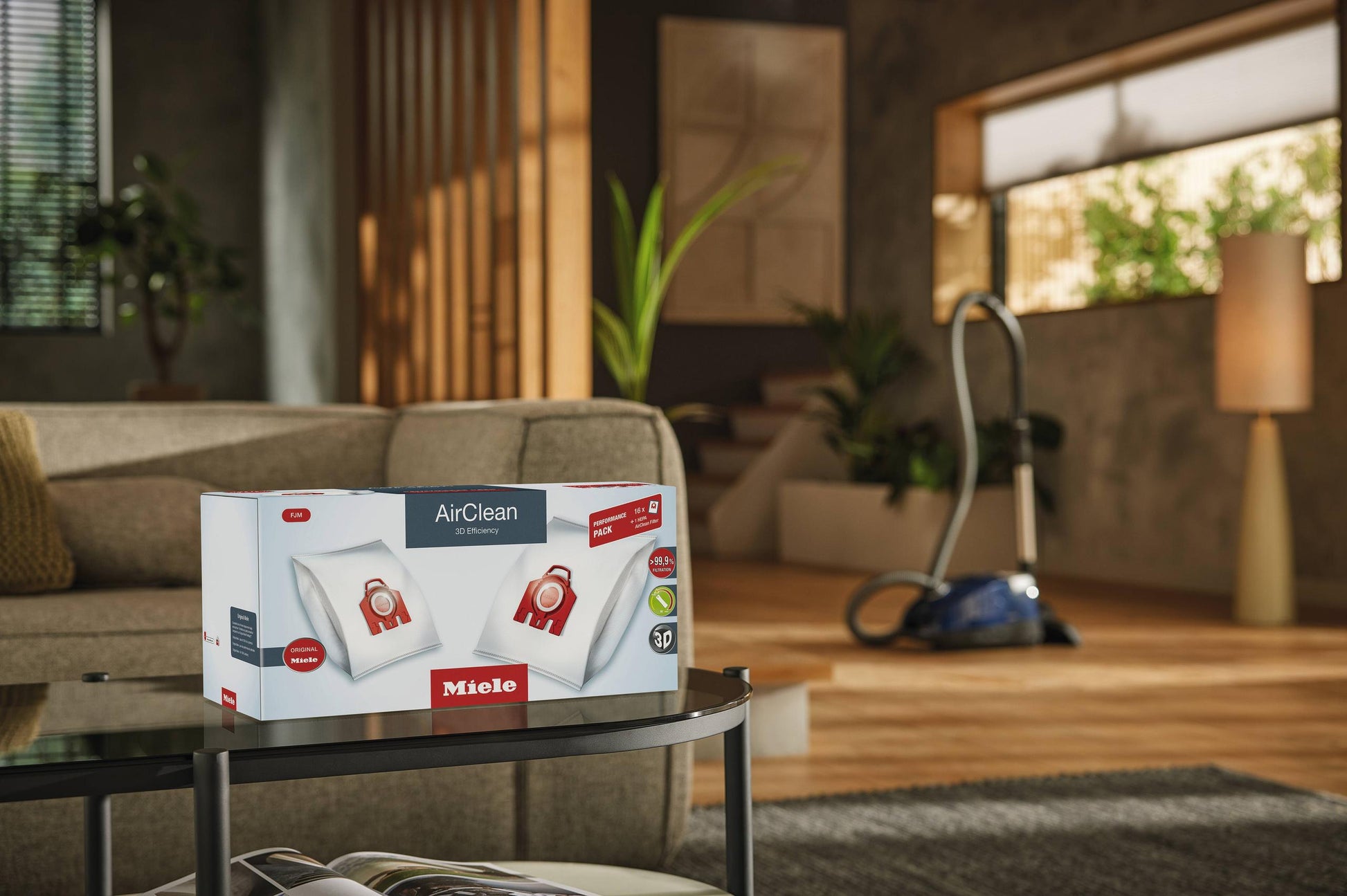 Miele FJMHA50PERFORMANCEAIRCLEAN3D Performance Pack Airclean 3D Efficiency Fjm - 16 Dustbags And 1 Hepa Airclean Filter At A Discount Price