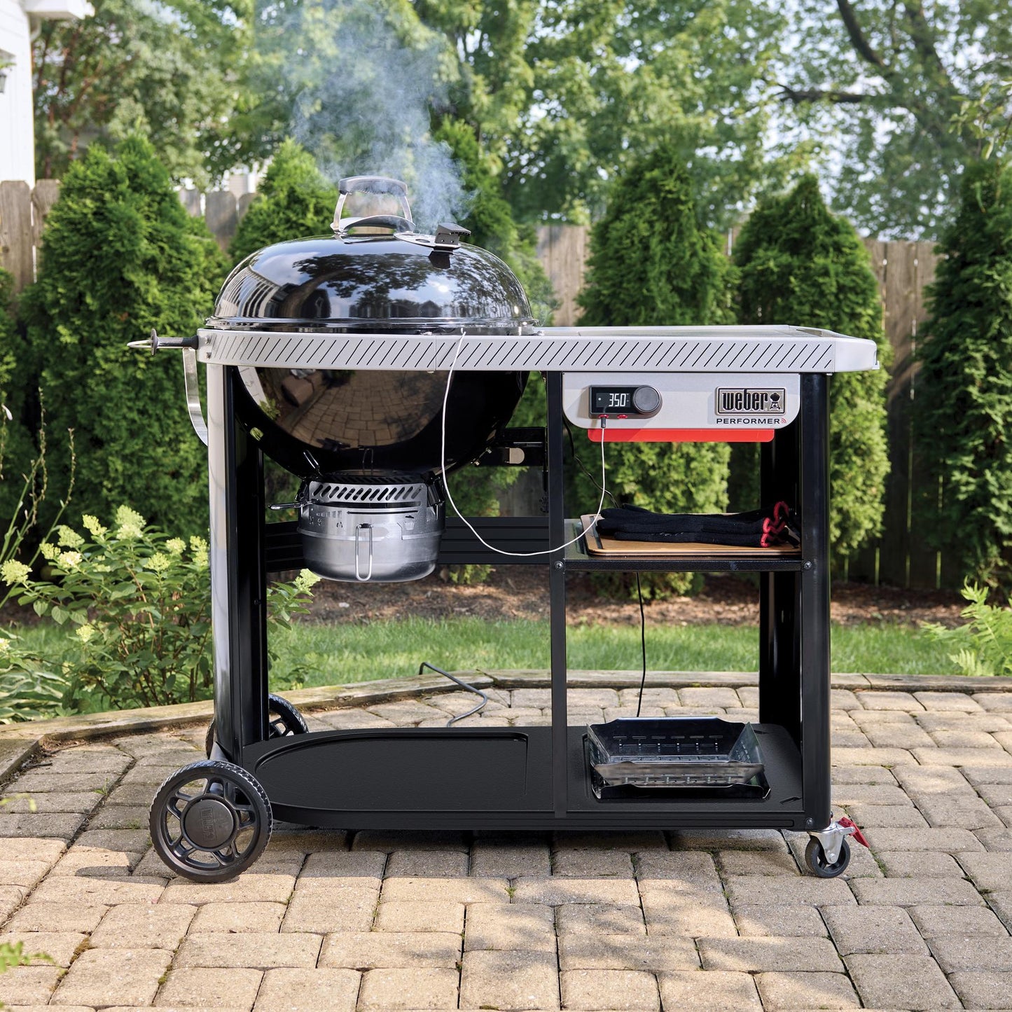 Weber 1501563 22" Performer™ Premium Smart Charcoal Grill - Black