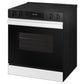 Samsung NSE6DB830012 Bespoke 6.3 Cu. Ft. Smart Slide-In Electric Range With Air Fry & Precision Knobs In White Glass